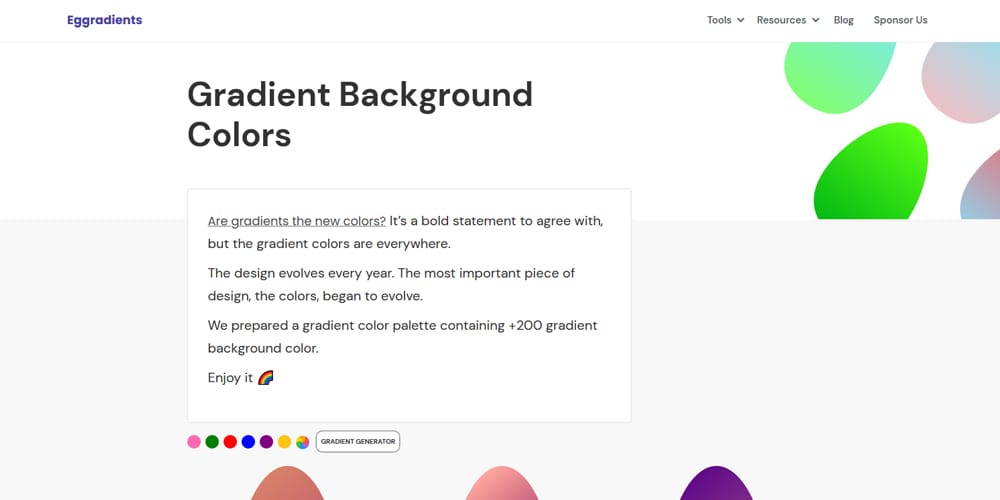 Complete Resources to Learn Color Theory 213 Eggradients