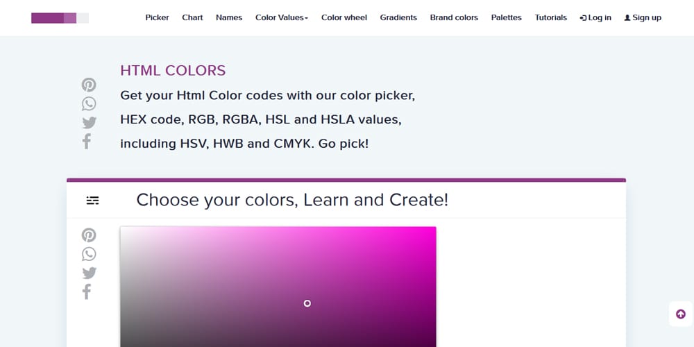 Complete Resources to Learn Color Theory 209 HTML Colors