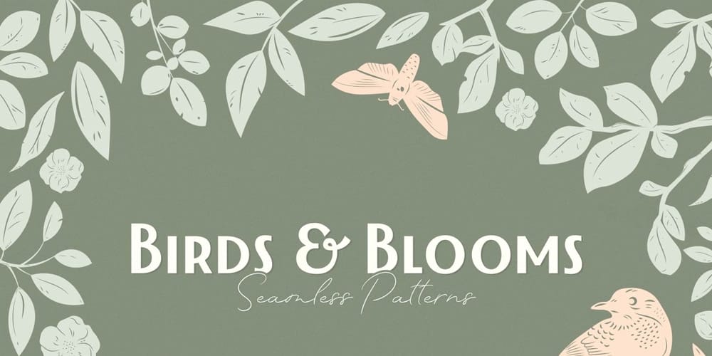 Birds-and-Blooms-Patterns