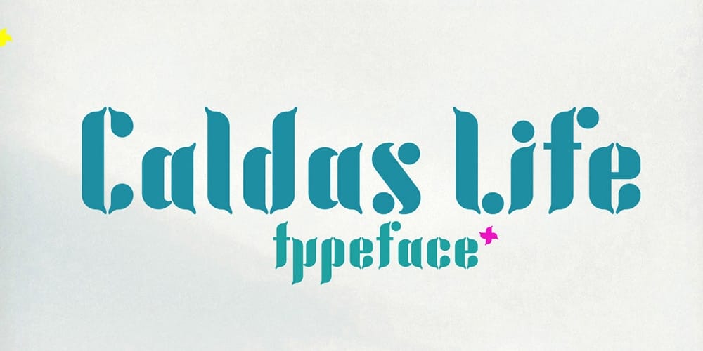 Caldas Life Display Font