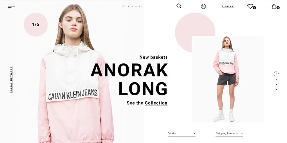 Best Free Web Templates 2023 58 E commerce Web Template PSD