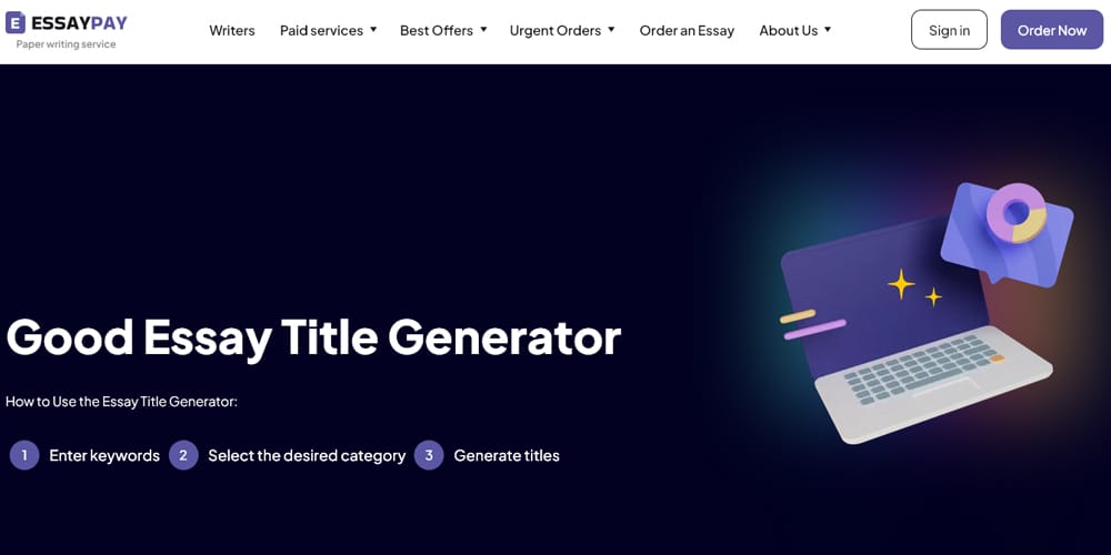 10 of the Best Online Tools for Content Writers 3 EssayPay Title Generator
