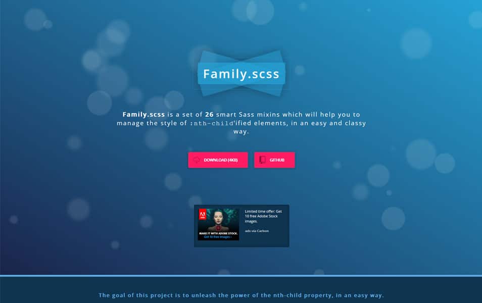 65+ SASS Mixins Library 2 Family.scss