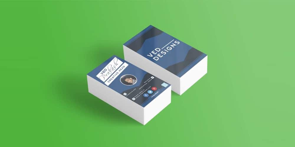 100+ Free Business Card Mockups PSD 721 Flat Business Card Mockup