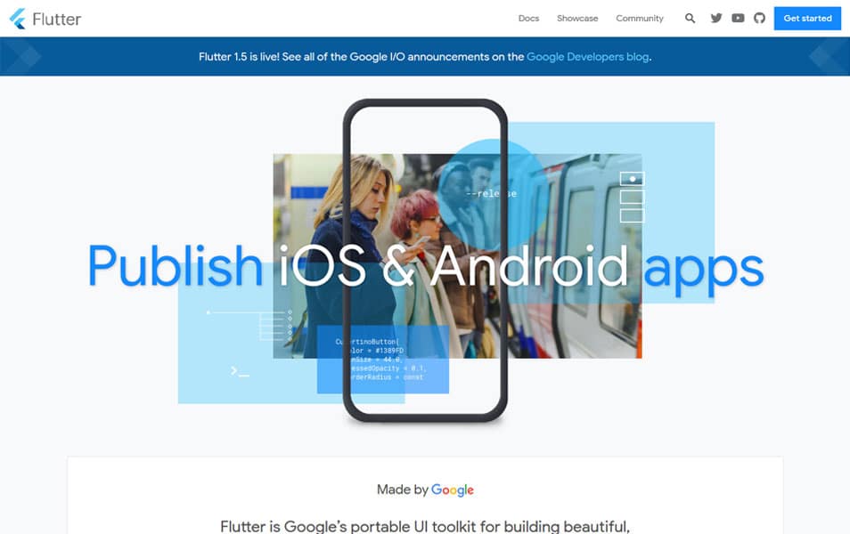 50+ Mobile Application Frameworks (HTML, CSS & JavaScript) 1 Flutter