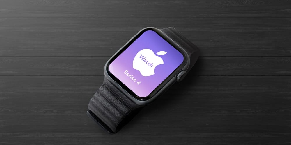 Apple Watch Series 4 Mockup PSD