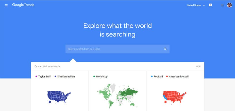 10 of the Best Online Tools for Content Writers 5 Google Trends