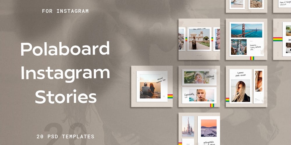 100+ Best Instagram Post Templates to Gain More Followers 110 Polaboard-Instagram-Templates