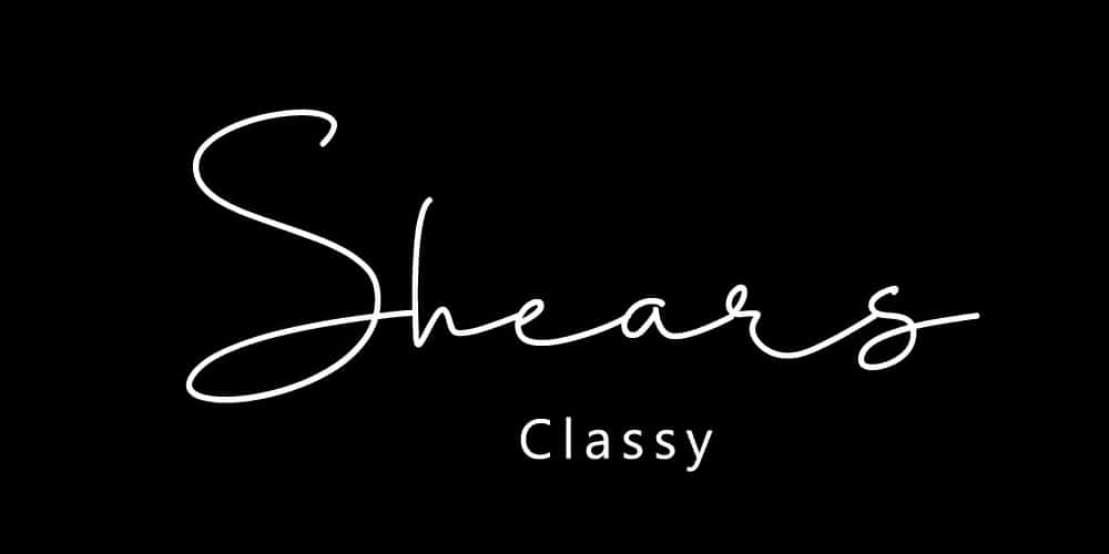 Shears Script Font