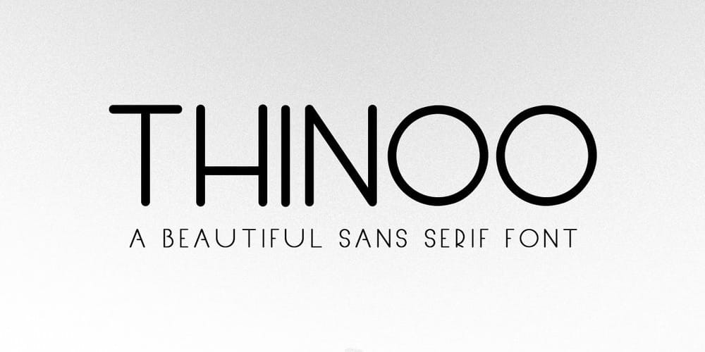 200+ Great Free Fonts for Designers 253 Thinoo Sans Serif Font