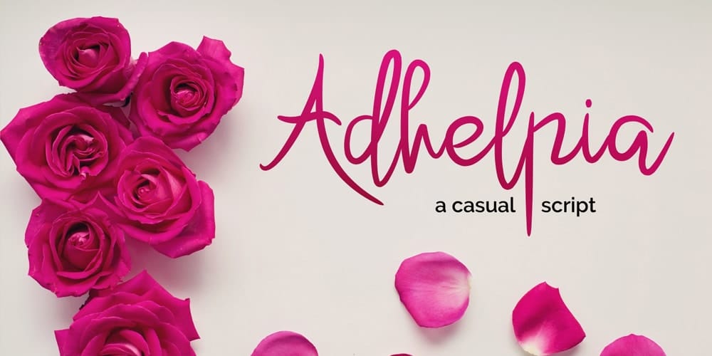 Adhelpia Script Font