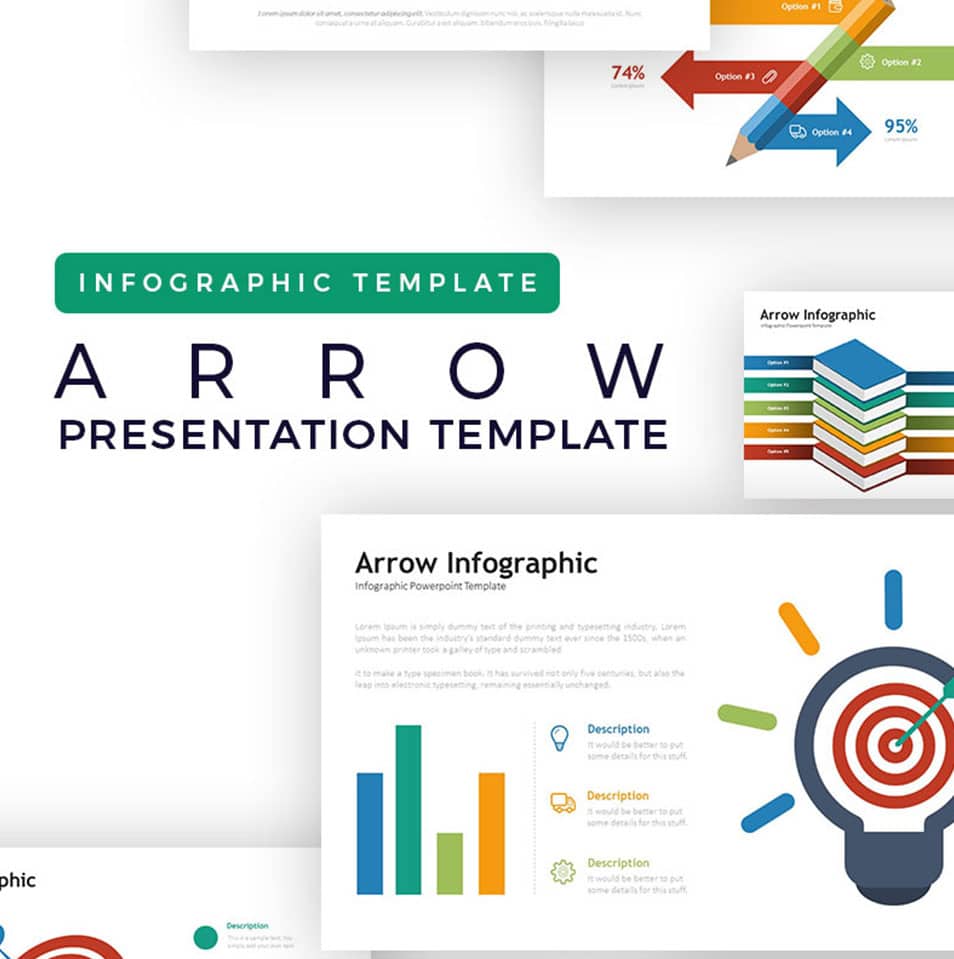 20 Amazing Infographic Templates (Free & Premium) 15 Arrow – Infographic PowerPoint Template