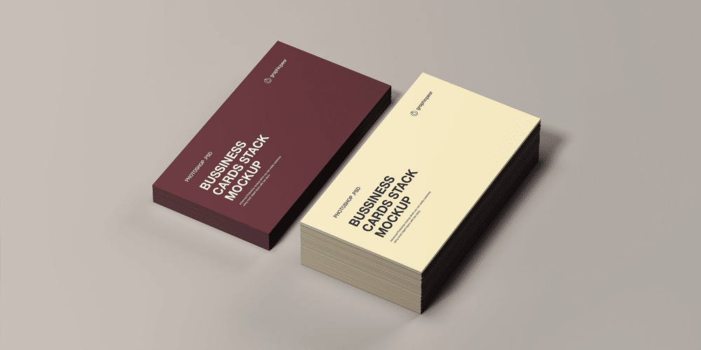 100+ Free Business Card Mockups PSD 434 Business Cards Stack Mockup