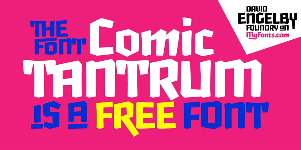 Comic Tantrum Display Font