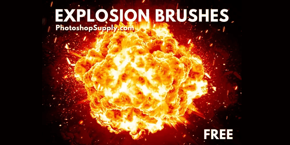 Collection of Best Photoshop Brushes 116 Explosion Photoshop Brushes