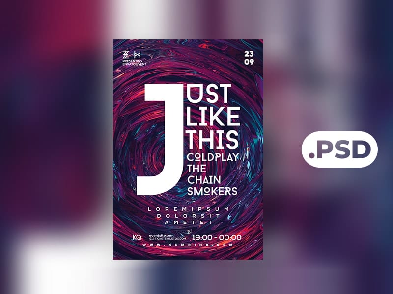 Best Free Flyer Templates 349 Free Abstract 4 Flyer Poster Template