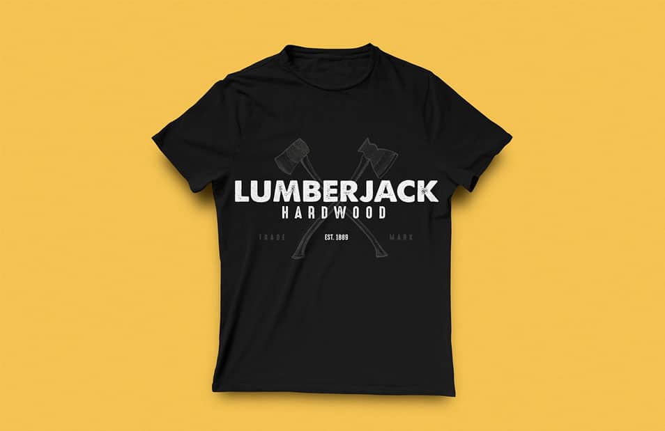 Free Black T-Shirt Mockup 2 Free Black T-Shirt Mockup
