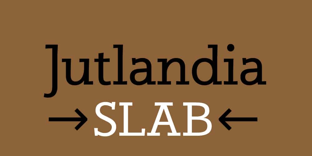 200+ Great Free Fonts for Designers 121 Jutlandia Slab Serif Font