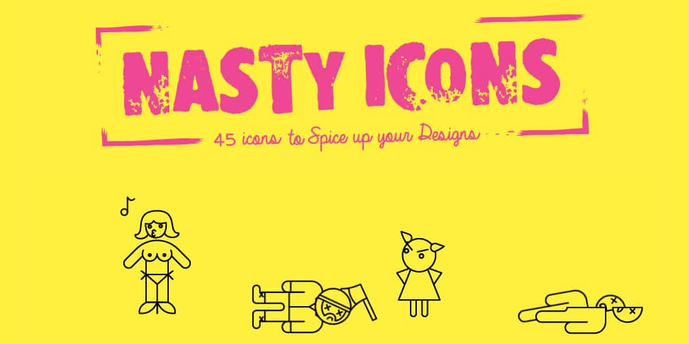 Latest Collection of Free SVG Icons & Illustrations 241 Nasty Icons
