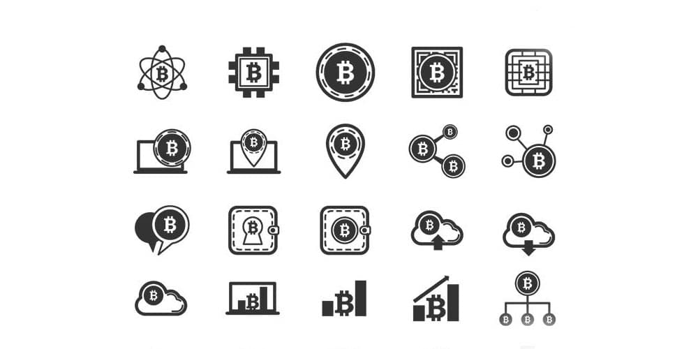Latest Collection of Free SVG Icons & Illustrations 228 The Bitcoin Icons