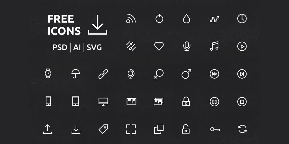 Latest Collection of Free SVG Icons & Illustrations 223 UI UX Icons