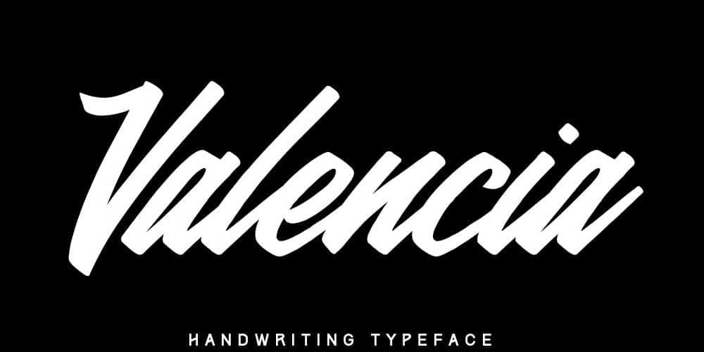 Free Calligraphy Fonts 99 Valencia Typeface