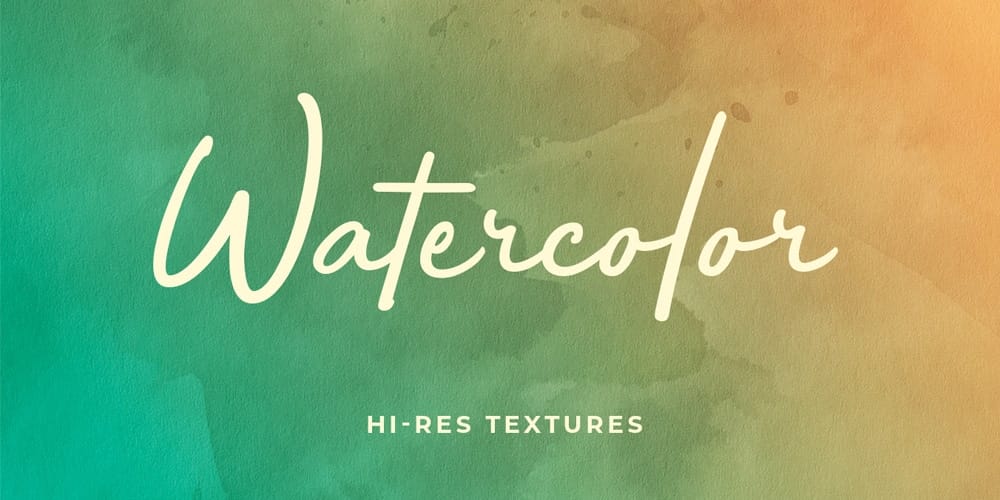 Free Watercolor Elements for Designers 7 Watercolor Backgrounds Set