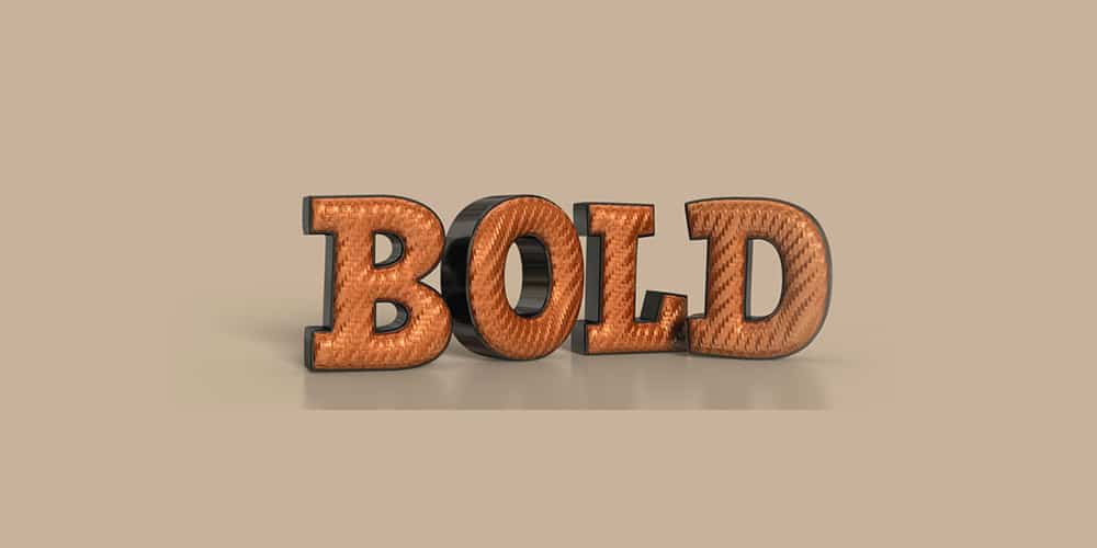 Best Collection of 3D Text Effect Photoshop Tutorials 37 3D Bold Text Effect
