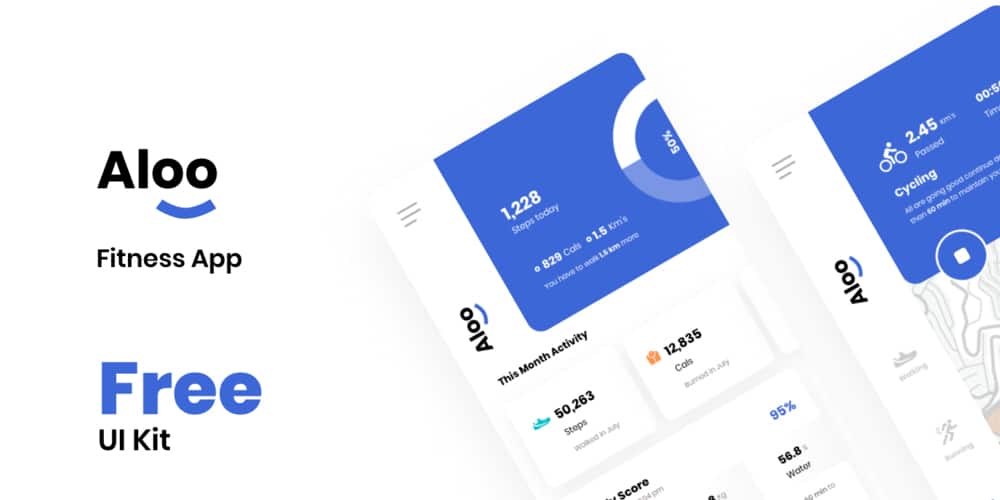 Aloo Fitness App UI Kit
