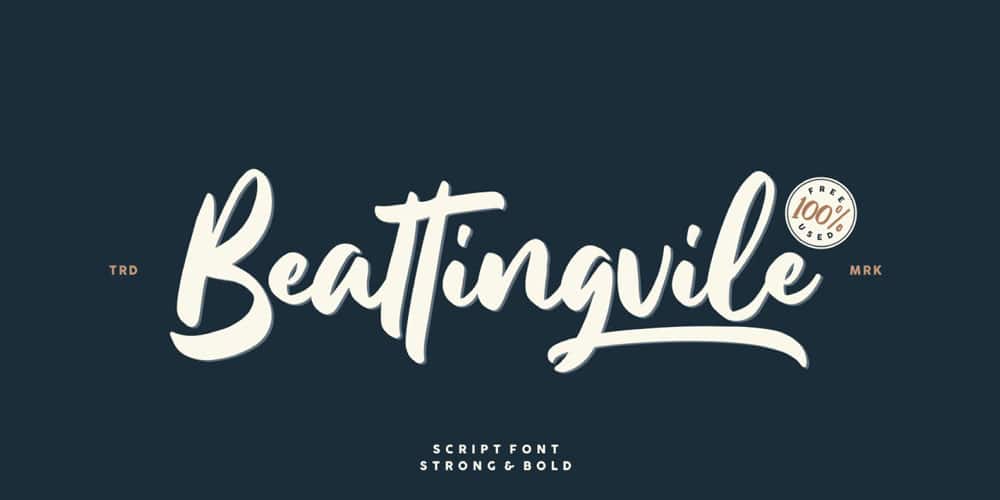 200+ Great Free Fonts for Designers 403 Beattingvile Script Font