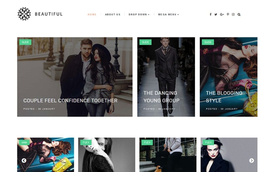 Beautiful Responsive Blogger Template