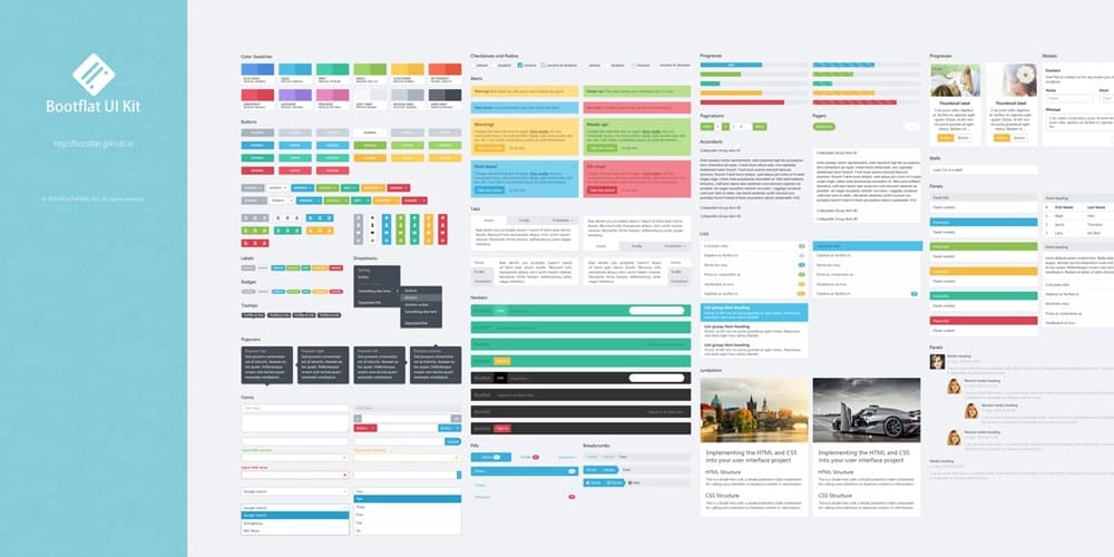Bootflat UI Kit