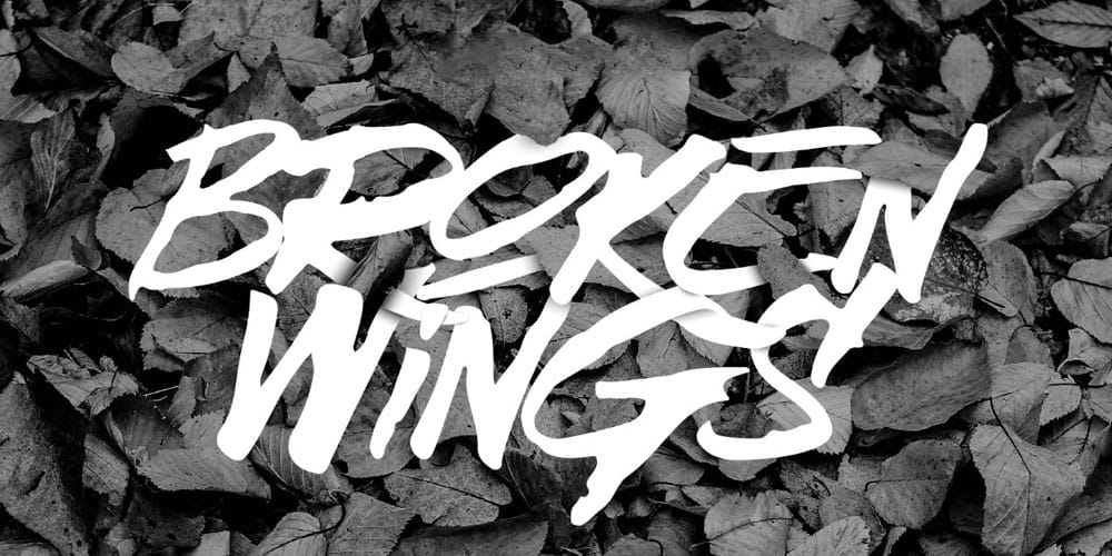 200+ Great Free Fonts for Designers 691 Broken Wings