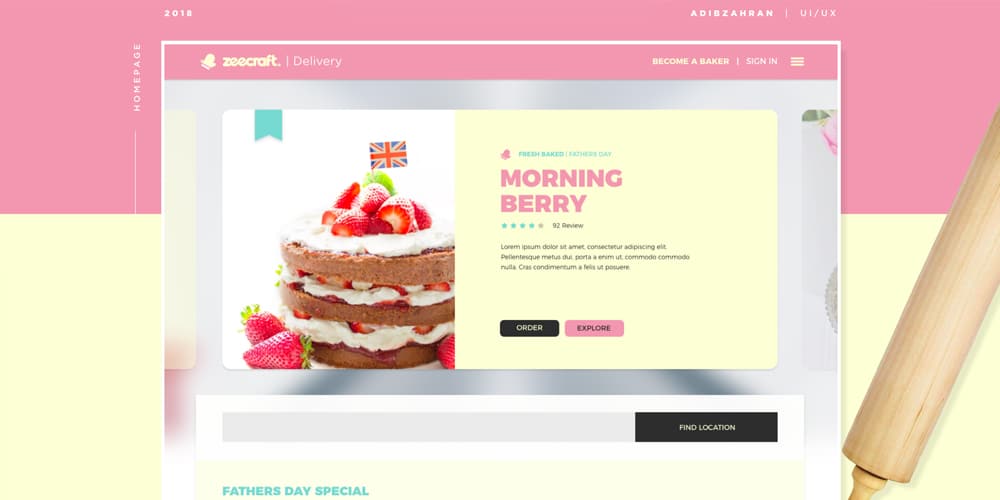 Cake Adobe XD UI Kit