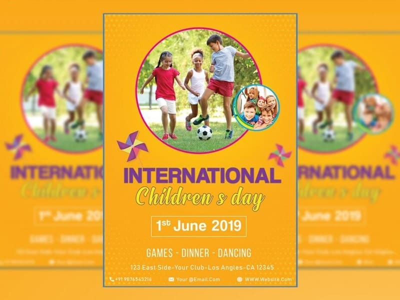Best Free Flyer Templates 406 Childrens Day Flyer Template