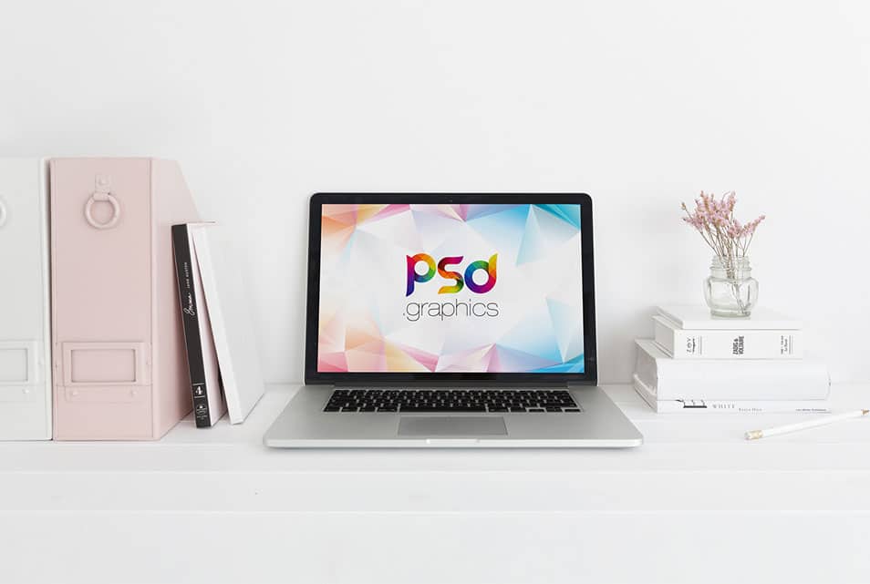 Clean Macbook Mockup PSD 2 Clean Macbook Mockup PSD