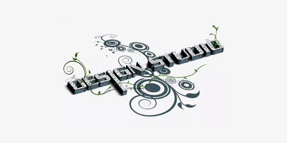 Best Collection of 3D Text Effect Photoshop Tutorials 39 Floral 3D Text Effect