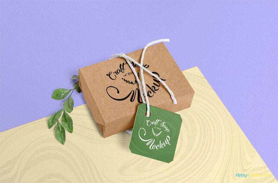 Free Craft Soap Box Mockup 2 Free Craft Soap Box Mockup