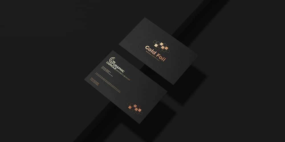 100+ Free Business Card Mockups PSD 394 Free Gold Foil Business Card Mockup PSD