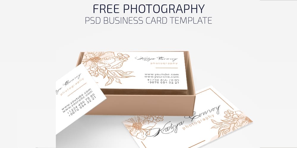 Free Photography Business Card in PSD