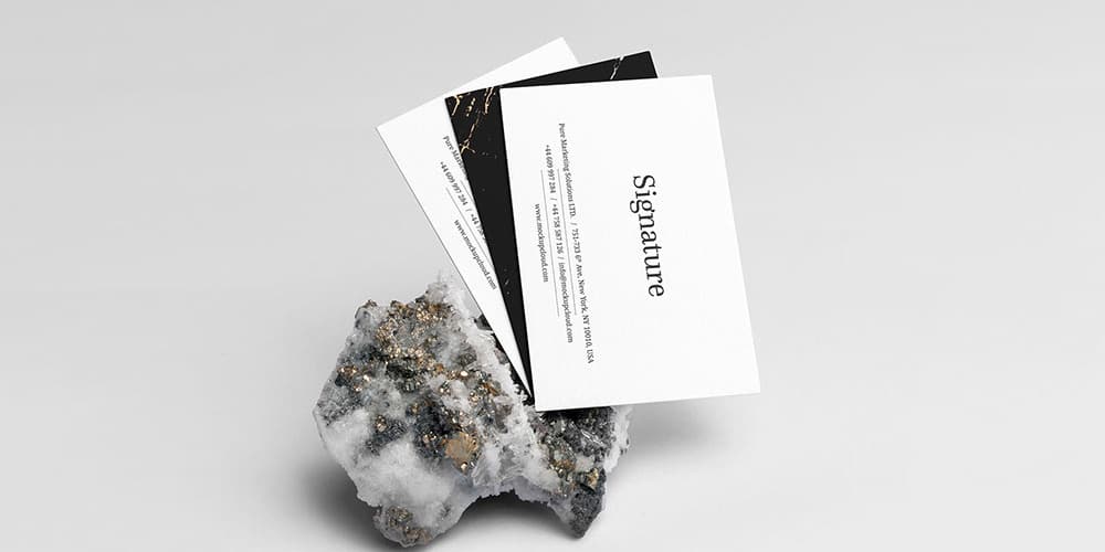 100+ Free Business Card Mockups PSD 418 Free Stylish Business Card Mockup PSD