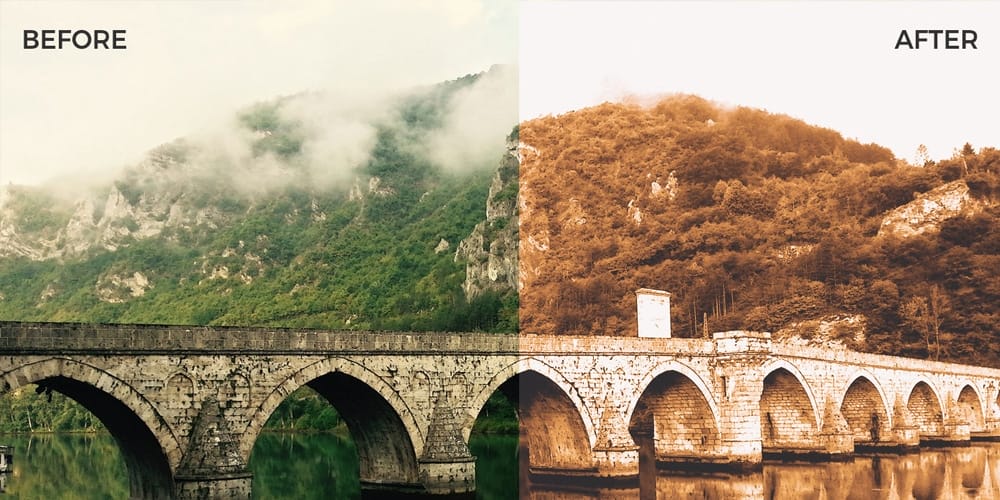 Latest Free Photoshop Actions 147 Free Vintage Photoshop Actions