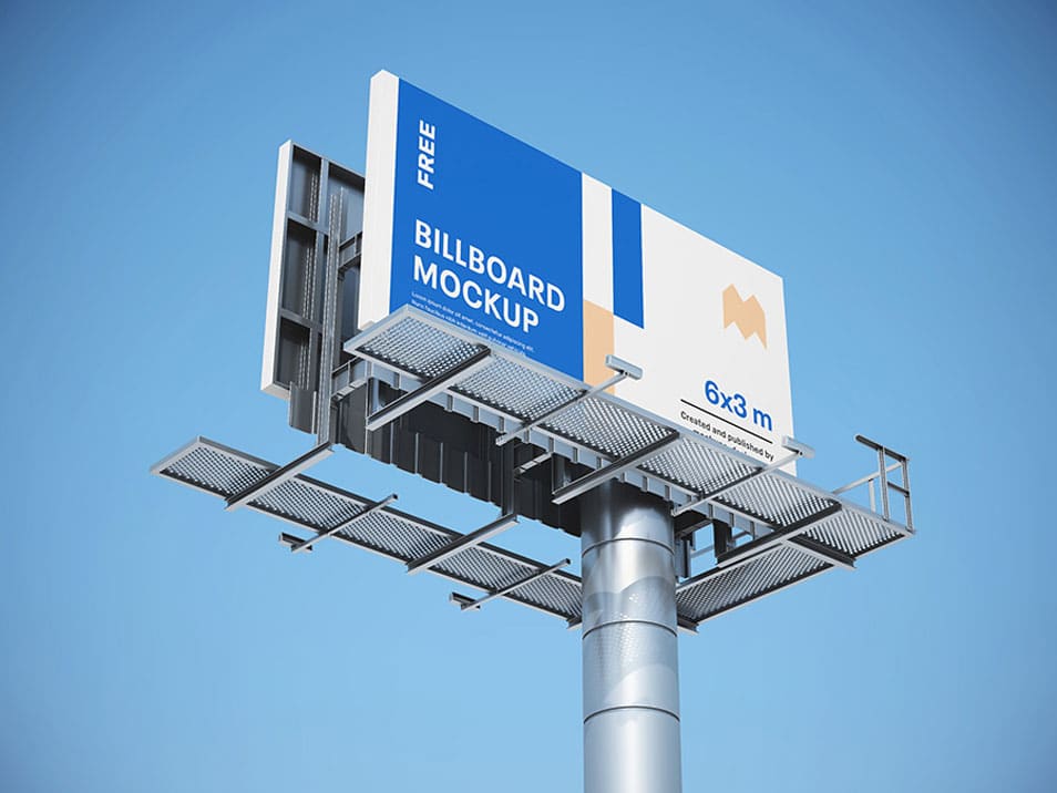 Free Billboard Mockup 2 Free Billboard Mockup