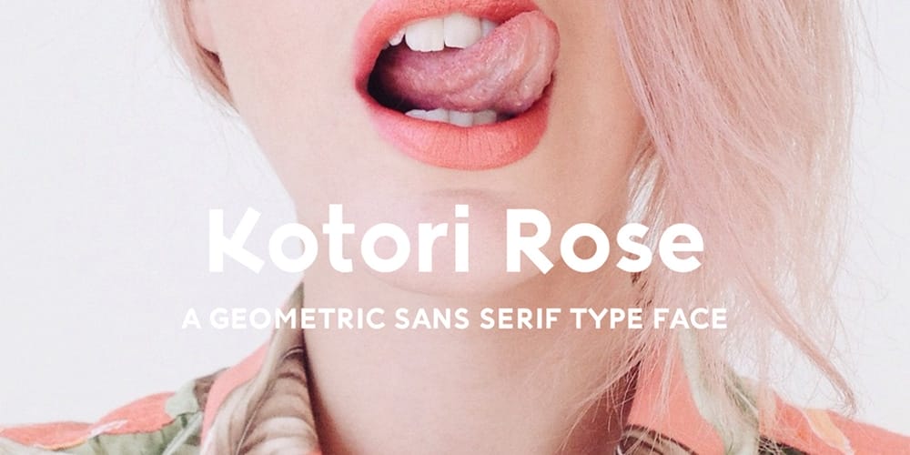 200+ Great Free Fonts for Designers 249 Kotori Rose Typeface
