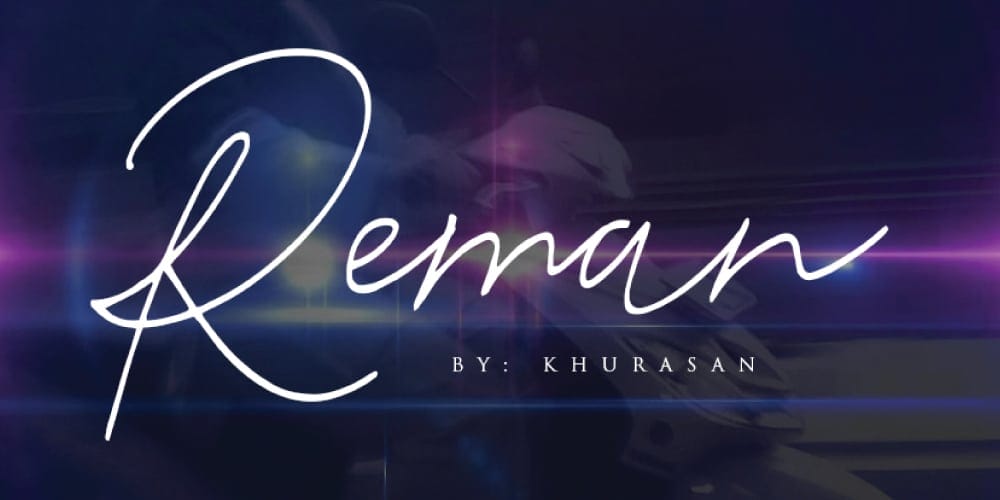 Amazing Free Signature Fonts 12 Reman Script