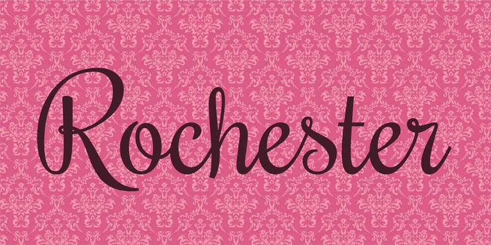 200+ Great Free Fonts for Designers 689 Rochester Font