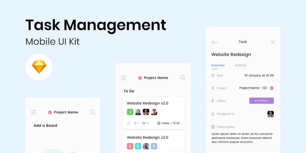 Task Management App UI Kit