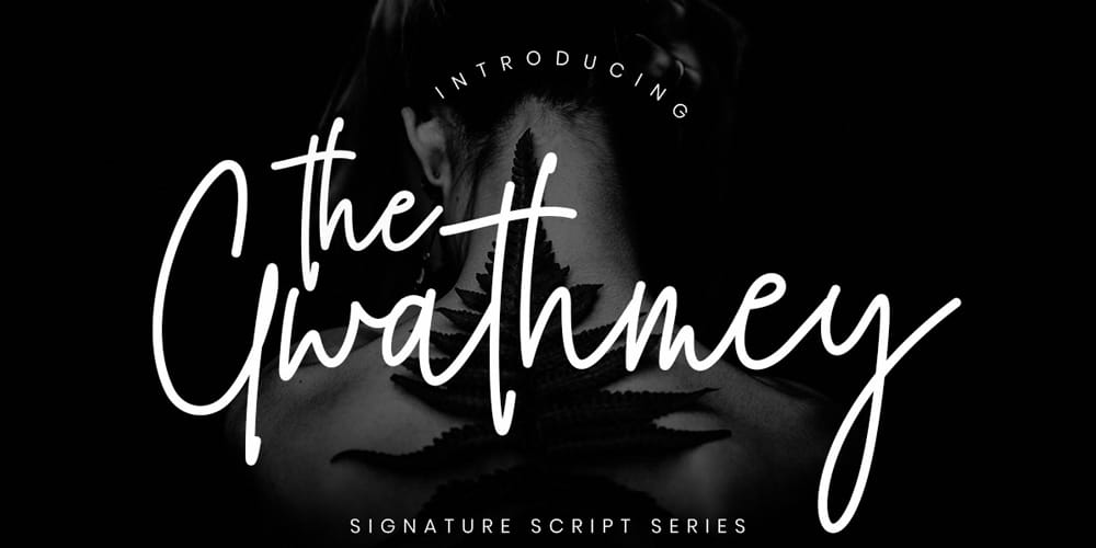 Amazing Free Signature Fonts 23 The Gwathmey Signature Script Font