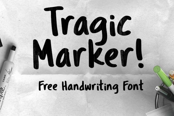 Tragic Marker Font