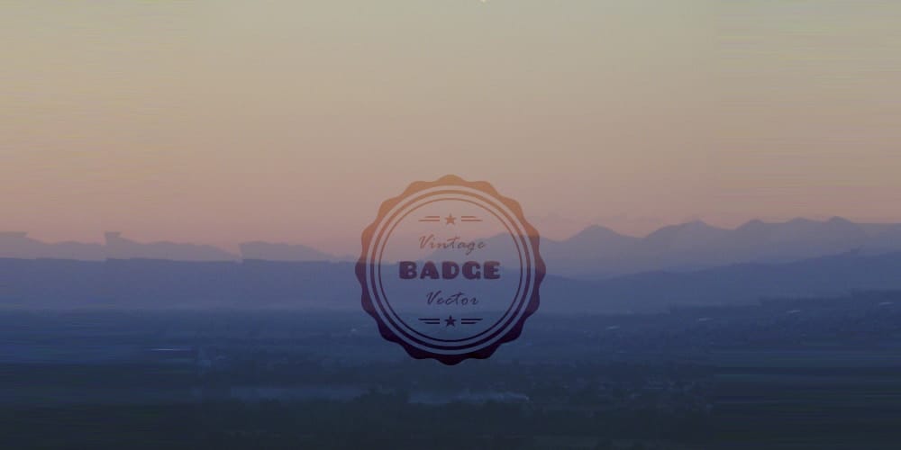 Latest Adobe Illustrator Tutorials 206 Vintage Web Badge